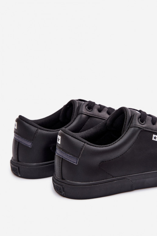 vīriešiem brīvā laika apavi no eko ādas Big Star TT174002 melnas krāsas