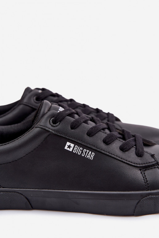 vīriešiem brīvā laika apavi no eko ādas Big Star TT174002 melnas krāsas