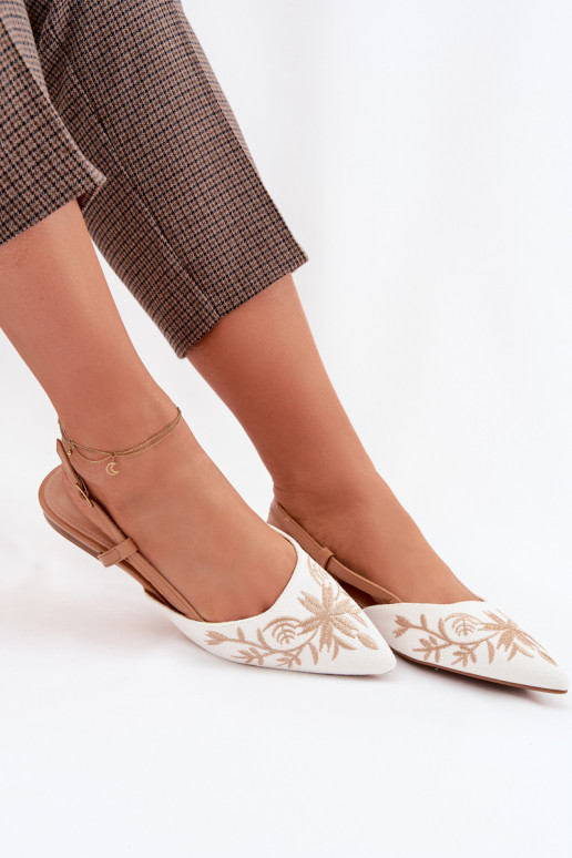 Sieviešu basenesHaftem Ieslēgts zempapēžu brūnas krāsas Grelia