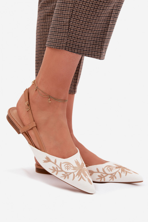 Sieviešu basenesHaftem Ieslēgts zempapēžu brūnas krāsas Grelia