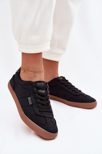 Sneakers modeļa apavi Sieviešu Auduma Big Star TT274356 melnas krāsas