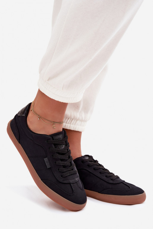 Sneakers modeļa apavi Sieviešu Auduma Big Star TT274356 melnas krāsas