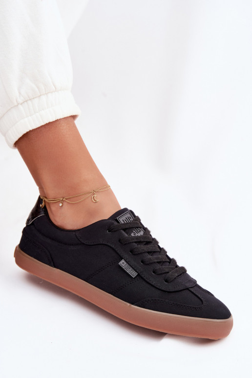 Sneakers modeļa apavi Sieviešu Auduma Big Star TT274356 melnas krāsas