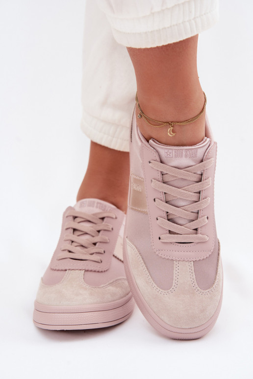Sneakers modeļa apavi Sieviešu Big Star TT274157 Rozā krāsas