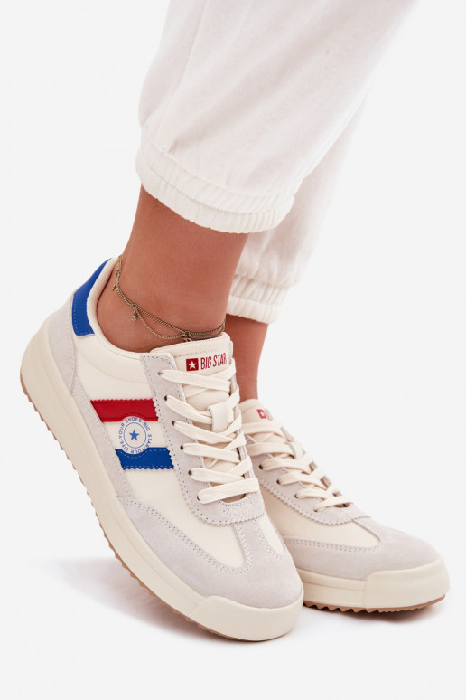 Sneakers modeļa apavi Sieviešu Big Star TT274161 smilšu krāsas