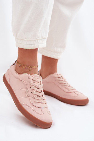 Sneakers modeļa apavi Sieviešu Auduma Big Star TT274359 Rozā krāsas