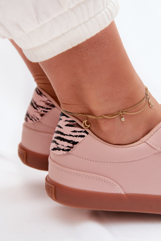 Sneakers modeļa apavi Sieviešu Auduma Big Star TT274359 Rozā krāsas