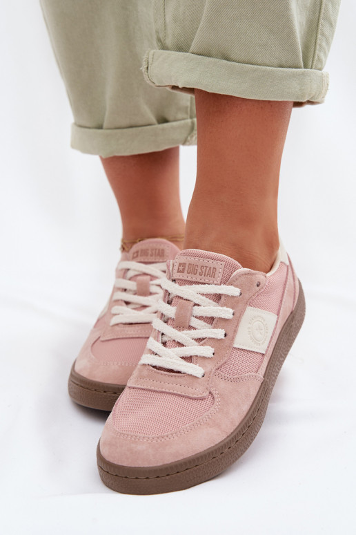 Sneakers modeļa apavi Sieviešu Big Star TT274175 Rozā krāsas