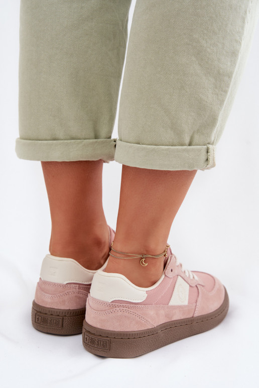 Sneakers modeļa apavi Sieviešu Big Star TT274175 Rozā krāsas