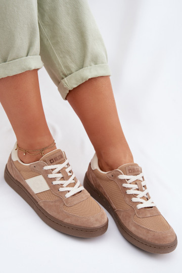 Sneakers modeļa apavi Sieviešu Big Star TT274177 ziloņkaula krāsas