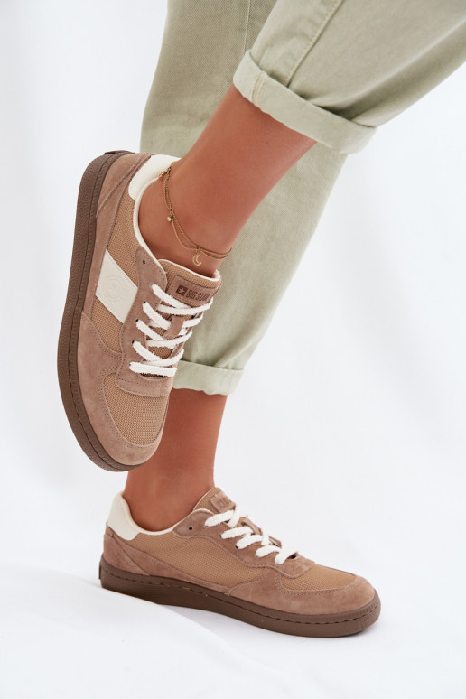 Sneakers modeļa apavi Sieviešu Big Star TT274177 ziloņkaula krāsas