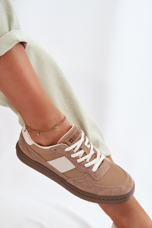 Sneakers modeļa apavi Sieviešu Big Star TT274177 ziloņkaula krāsas