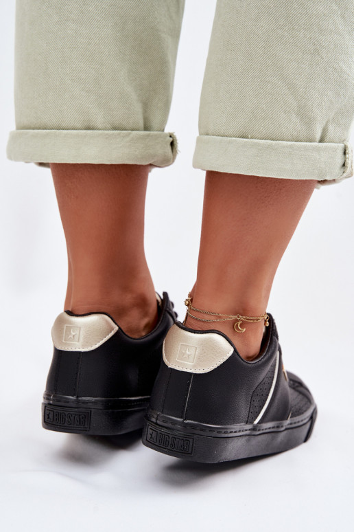 Sneakers modeļa apavi Sieviešu Ažūrs Big Star TT274290 melnas krāsas