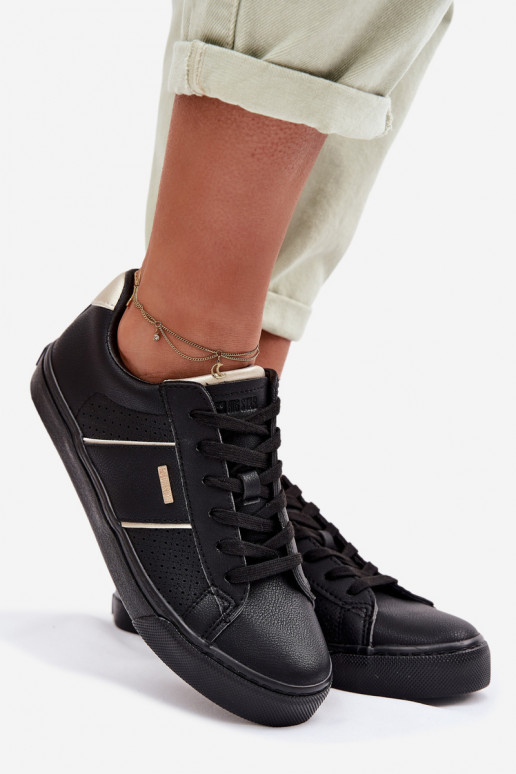 Sneakers modeļa apavi Sieviešu Ažūrs Big Star TT274290 melnas krāsas