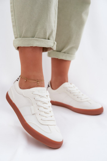 Sneakers modeļa apavi Sieviešu Auduma Big Star TT274357 baltas krāsas