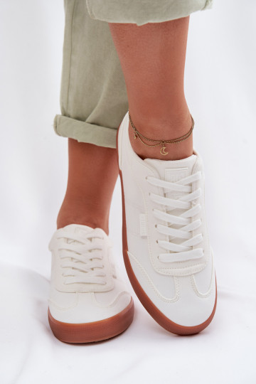 Sneakers modeļa apavi Sieviešu Auduma Big Star TT274357 baltas krāsas 2