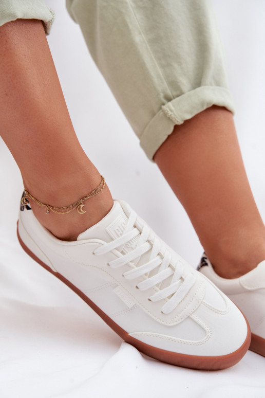 Sneakers modeļa apavi Sieviešu Auduma Big Star TT274357 baltas krāsas