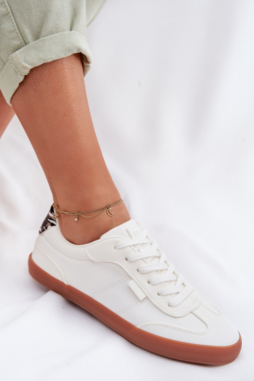 Sneakers modeļa apavi Sieviešu Auduma Big Star TT274357 baltas krāsas