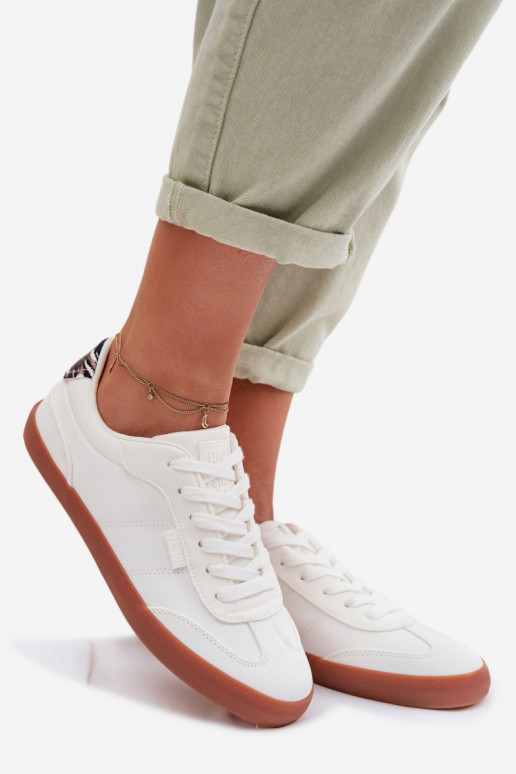 Sneakers modeļa apavi Sieviešu Auduma Big Star TT274357 baltas krāsas