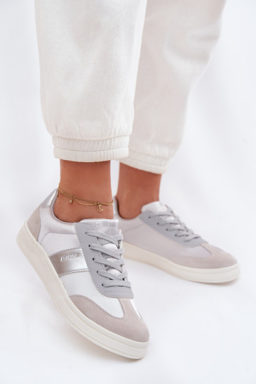 Sneakers modeļa apavi Sieviešu Big Star TT274156 Pelēkas krāsas 2
