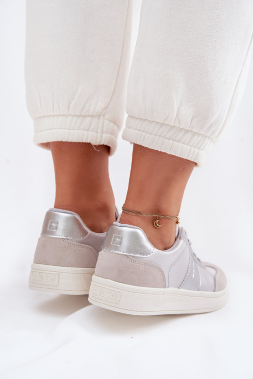 Sneakers modeļa apavi Sieviešu Big Star TT274156 Pelēkas krāsas
