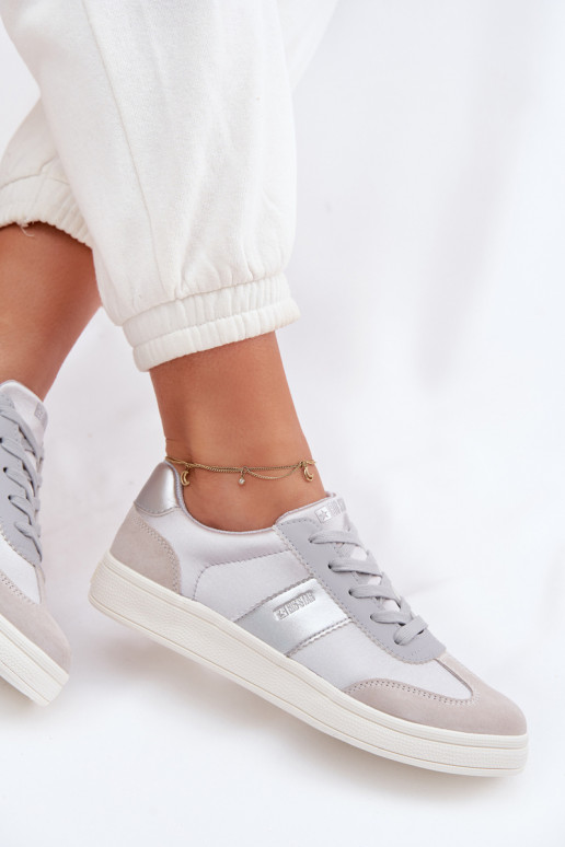 Sneakers modeļa apavi Sieviešu Big Star TT274156 Pelēkas krāsas