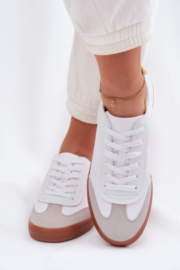 Sneakers modeļa apavi Sieviešu Big Star TT274421 baltas krāsas