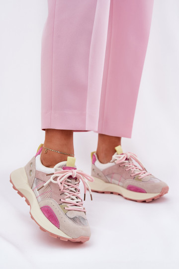 zamšādas sporta apavi Sneakers modeļa apavi Sieviešu Vinceza 66725 Dažādu krāsu