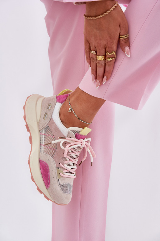 zamšādas sporta apavi Sneakers modeļa apavi Sieviešu Vinceza 66725 Dažādu krāsu