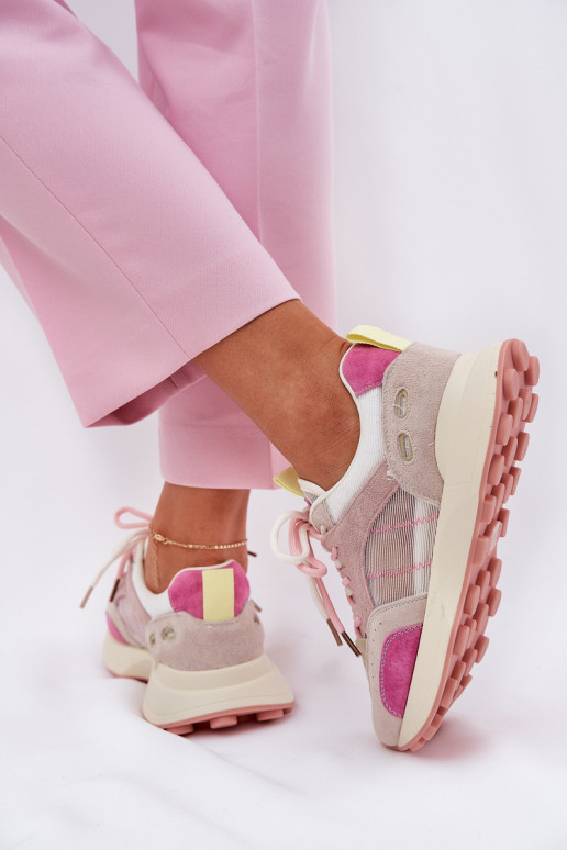 zamšādas sporta apavi Sneakers modeļa apavi Sieviešu Vinceza 66725 Dažādu krāsu