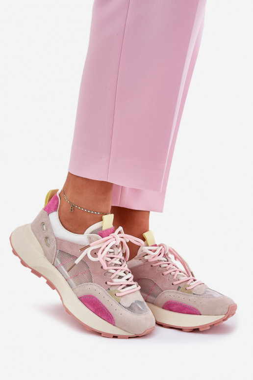 zamšādas sporta apavi Sneakers modeļa apavi Sieviešu Vinceza 66725 Dažādu krāsu