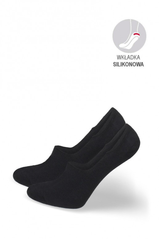 Vīriešu zeķes Microkājenes BambusoIne melnas krāsas