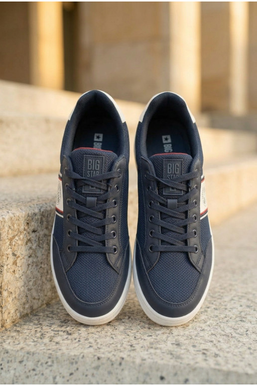 Sneakers modeļa apavi vīriešiem Big Star TT174309 tumši zilas krāsas