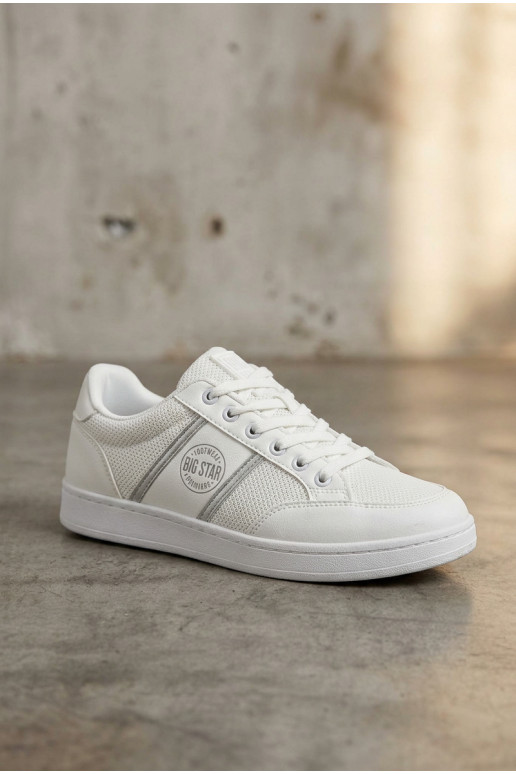Sneakers modeļa apavi vīriešiem Big Star TT174308 baltas krāsas