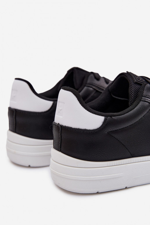 Sneakers modeļa apavi vīriešiem Big Star TT174332 melnas krāsas