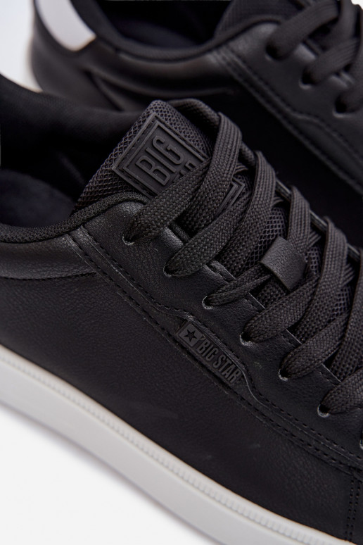 Sneakers modeļa apavi vīriešiem Big Star TT174332 melnas krāsas