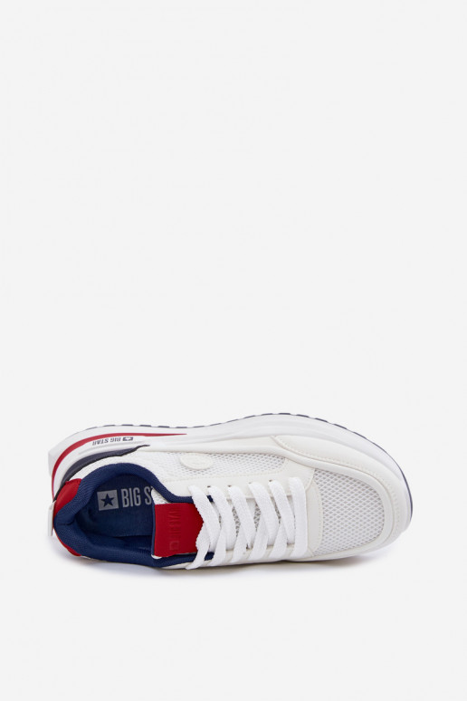 sporta apavi vīriešiem Big Star TT174315 Hi-Poly System baltas krāsas