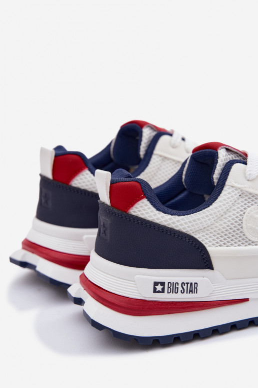 sporta apavi vīriešiem Big Star TT174315 Hi-Poly System baltas krāsas