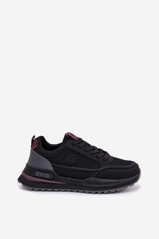 sporta apavi vīriešiem Big Star TT174317 Hi-Poly System melnas krāsas