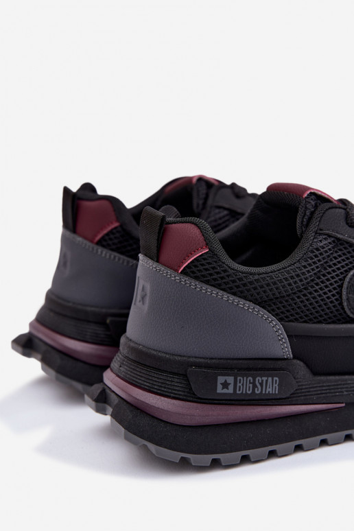 sporta apavi vīriešiem Big Star TT174317 Hi-Poly System melnas krāsas