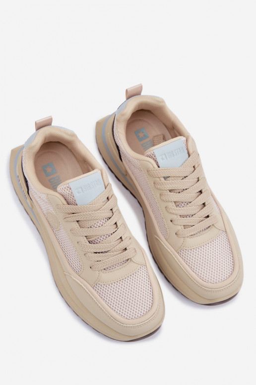 sporta apavi vīriešiem Big Star TT174316 Hi-Poly System smilšu krāsas