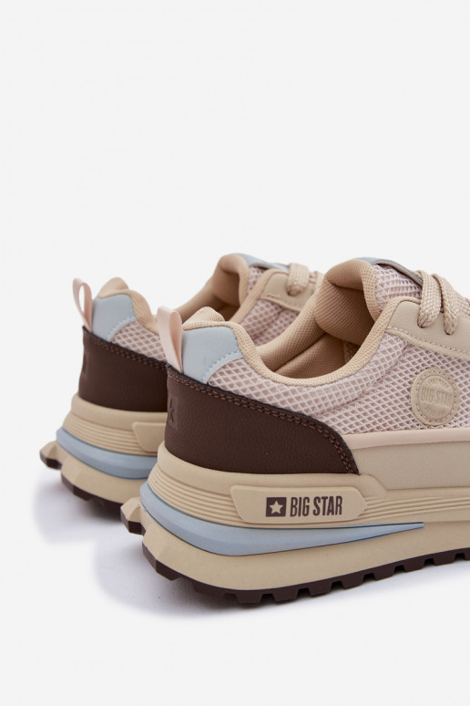 sporta apavi vīriešiem Big Star TT174316 Hi-Poly System smilšu krāsas
