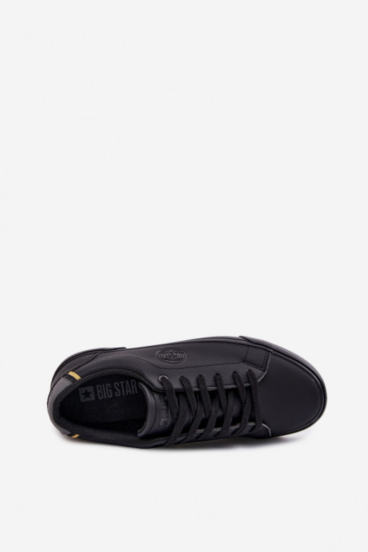 Sneakers modeļa apavi vīriešu sporta apavi Big Star TT174084 melnas krāsas