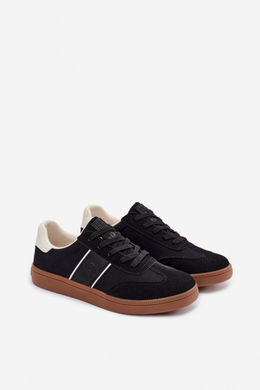 Sneakers modeļa apavi vīriešiem Big Star TT174129 melnas krāsas