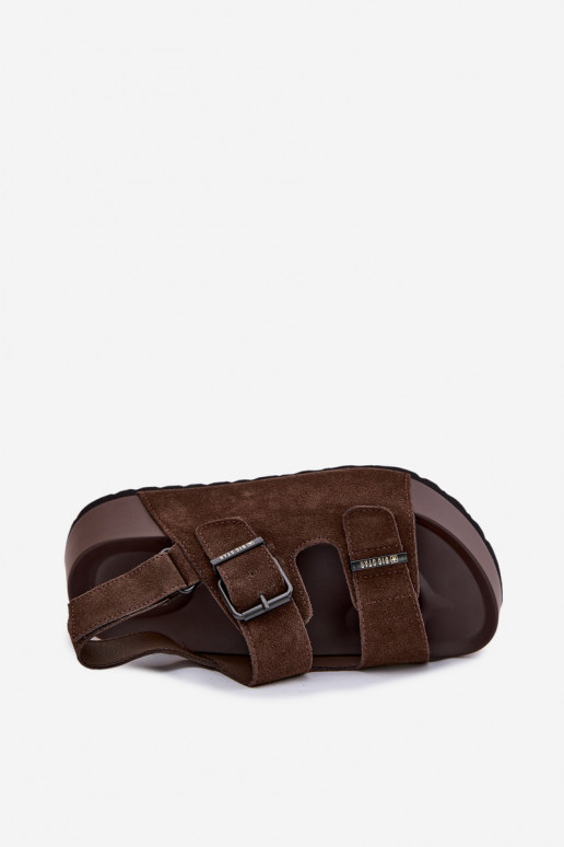 Zamšādas basenes ar platformu Big Star TT274236 CzekoladoIne