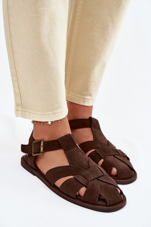 līdzenas zoles basenesIeslēgtsturalnego zamšādasu Big Star TT274249 CzekoladoIne