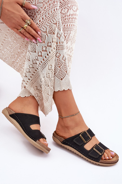 sieviešu čības Profilaktiskais Inblu AA000068 melnas krāsas