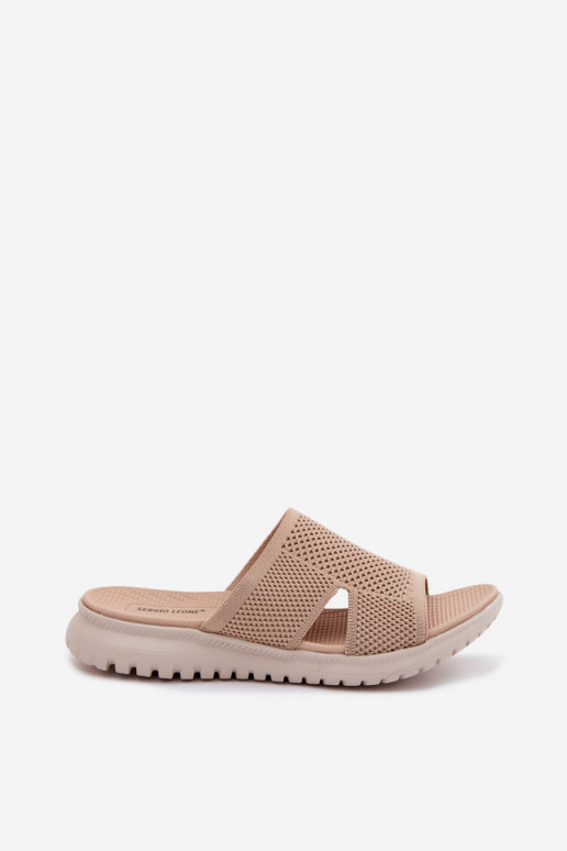 sieviešu čības Sergio Leone KL064 smilšu krāsas