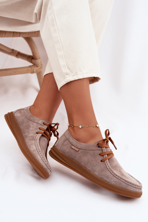 apaviIeslēgtsturalnego zamšādasu Vinceza 95391 smilšu krāsas