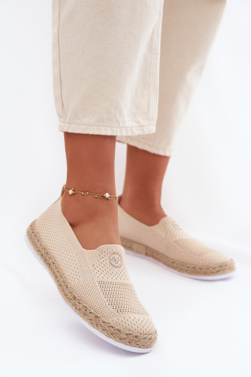 Espadrilles Vinceza 13659 smilšu krāsā 2